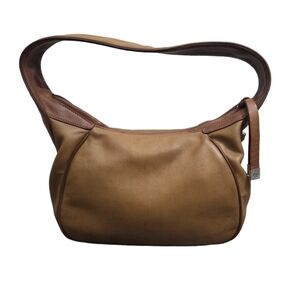 Vintage Michael Kors leather British tan/brown shoulder bag size small